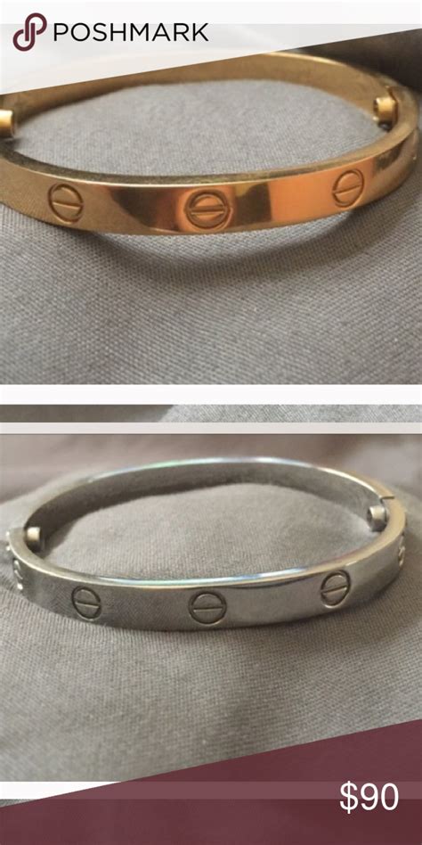 replica cartier screw bangle